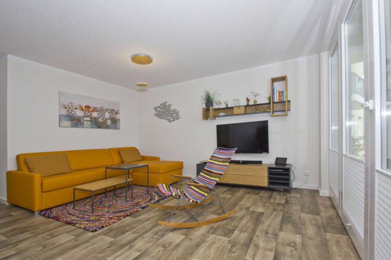 Mit Meerblick Und Terrasse, Gratis Nutzung Vom Ahoi Erlebnisbad Und Sauna In Sellin - Meeresblick Fewo 68 Goehren  Eksteriør bilde