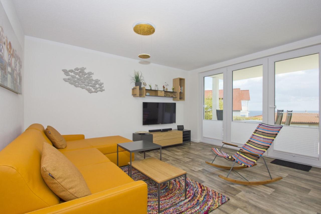 Mit Meerblick Und Terrasse, Gratis Nutzung Vom Ahoi Erlebnisbad Und Sauna In Sellin - Meeresblick Fewo 68 Goehren  Eksteriør bilde